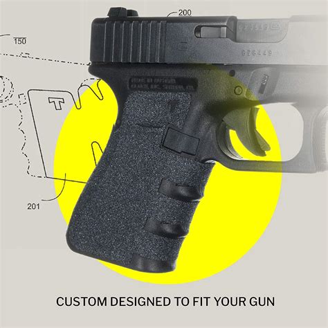 Talon Grips For Glock 19 23 25 32 38 Gen 3 2 Or 1 Granulate Black