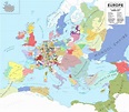 Europe in 1236 | Europe map, European history, Detailed map