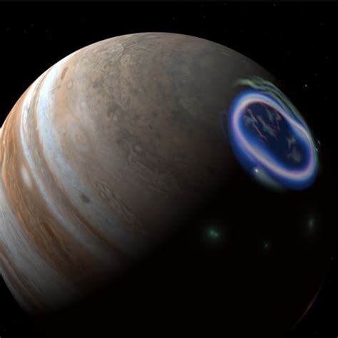 Aurora Footprint Of Jupiters Moons Adventures In Space