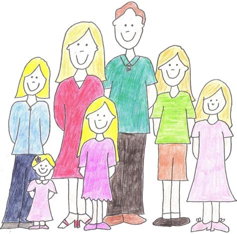 Dibujos Faciles De Familia 55 Imágenes Para Dibujar