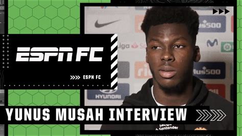 Yunus Musah Exclusive Valencia Couldnt Break The Press Espn Fc