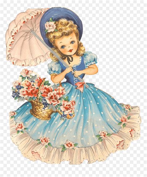 Vintage Girl Doll Clip Arts Vintage Dolls Clipart Hd Png Download Vhv