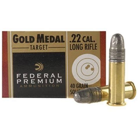 Federal Gold Medal Target 22lr Target Ammunition Accuracy Plus