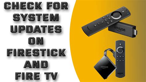 How To Check For System Updates On Firestick/Fire TV - Update Firestick