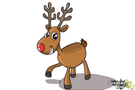 Use light, smooth strokes to begin. How to Draw a Reindeer For Kids - DrawingNow