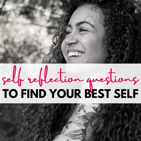 99 Best Deep Self Reflection Questions To Be Happier Curly Bun Mom