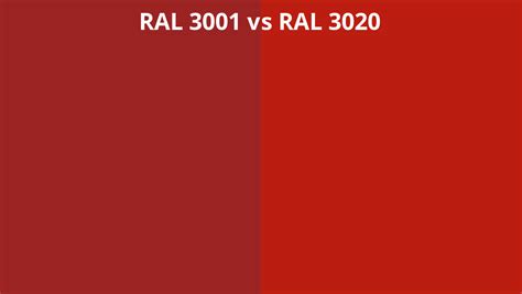 Ral 3001 Vs 3020 Ral Colour Chart Uk