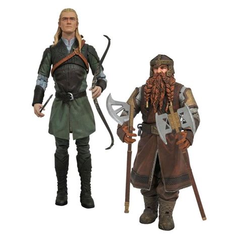 Buy Lord Of The Rings Select Legolas And Gimli Set 2 Action Figur