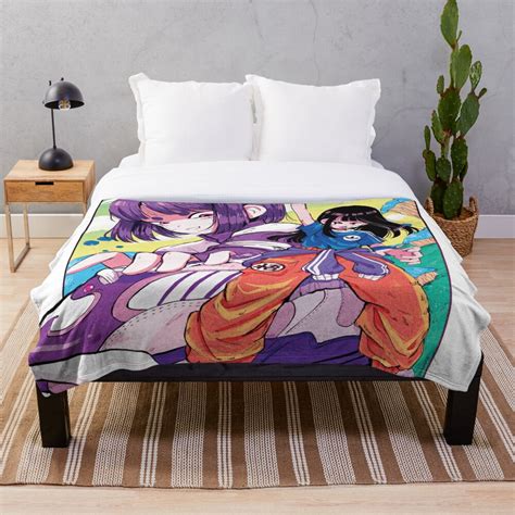 Anime Throw Blanket By Ahlaissuffering Redbubble
