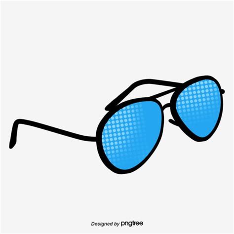 Blue Sunglasses Clipart Vector Cartoon Blue Sunglasses Sunglasses