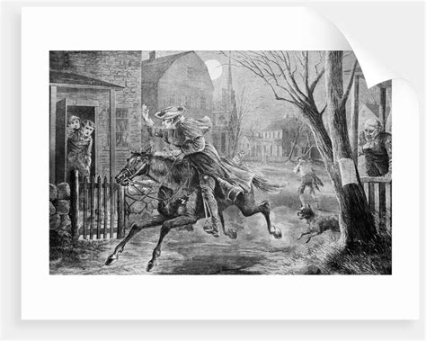 The Midnight Ride Of Paul Revere Illustration Posters And Prints By Corbis