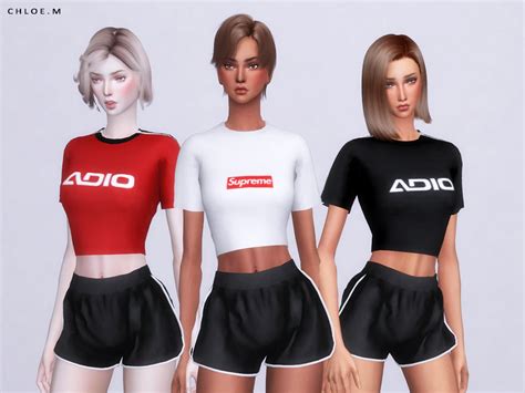 Chloem — Chloem Sports Top Created For The Sims 4 9