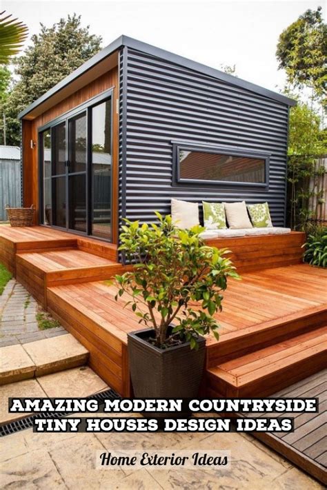 20 Amazing Modern Countryside Tiny Houses Design Ideas You Have To