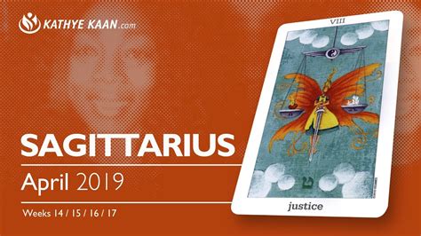 Sagittarius April 2019 Psychic Tarot Reading Monthly Horoscope Youtube