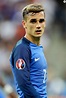 Antoine Griezmann lors du match de la finale de l'Euro 2016 Portugal ...