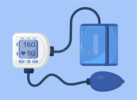Hypertensive Crisis And Sphygmomanometer Vector Hypotension And