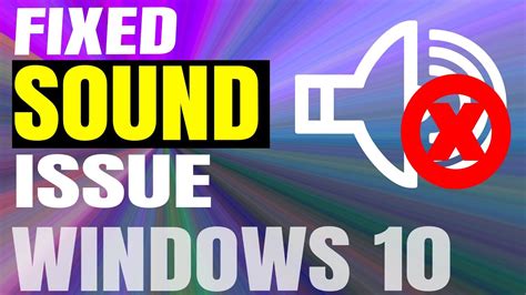 How To Fix Sound On Windows 10 Windows 10 Sound Problem Fix Solution