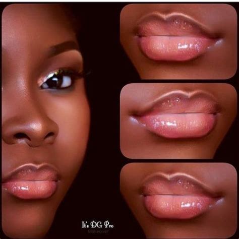 Melaninterest Is Under Construction Glossy Lips Makeup Natural Lip