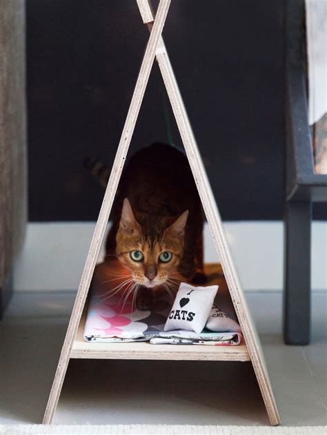Diy Cat Teepee Will Become Your Pets Fave Play Thing
