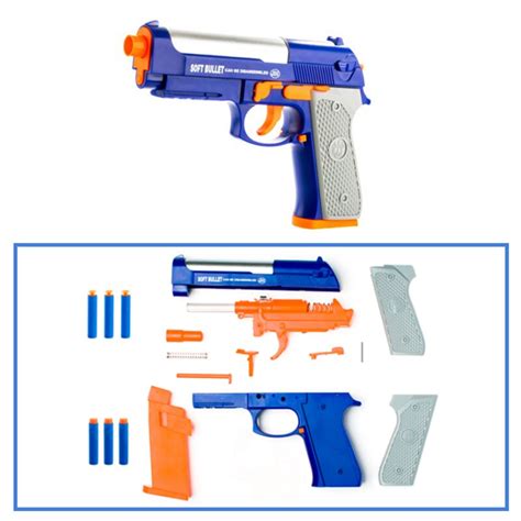 M92 Removable Simulation Model Toy Gun Eva Soft Bullet Toy Gun Desert