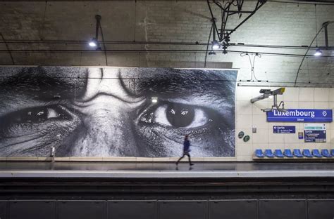 Street Artist Jr Takes Over The Paris Metro With His Giant Posters My