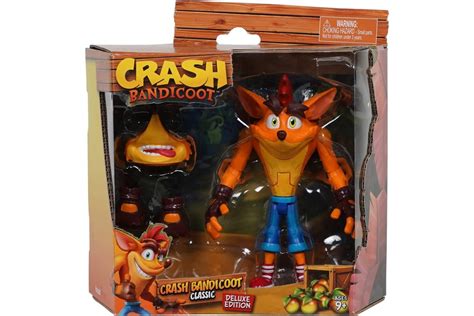 Bandai Crash Bandicoot 65 Articulated Collector Figure Deluxe Edition