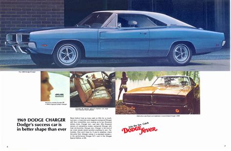 1969 Dodge Announcement Magazine Issue 1969 Dodge Charger Dodge