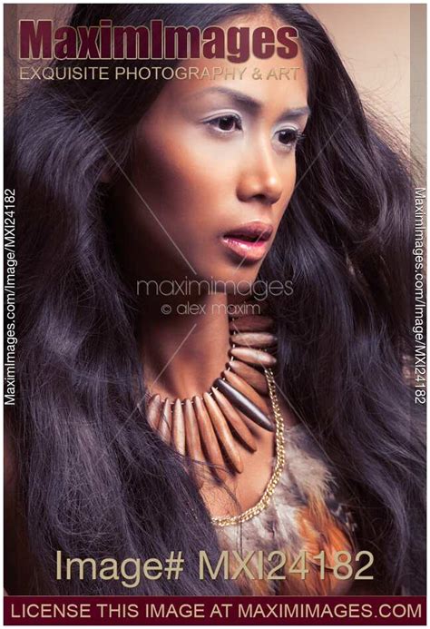 Photo Of Exotic Ethnic Portrait Of A Beautiful Young Woman Stock Image Mxi24182