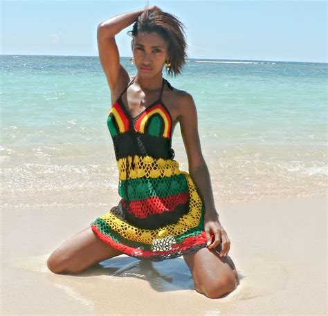 handmade crochet dress 01 jamaican or rasta colors choice etsy uk