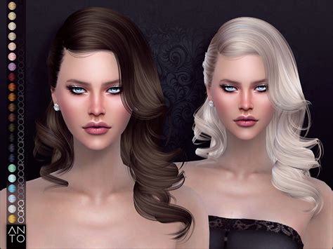 Sims 4 Hairs The Sims Resource Cara Hair By Anto