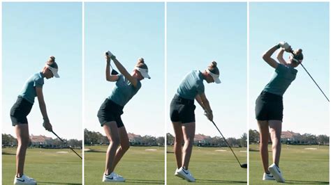 Nelly Korda Driver Swing Sequence And Slowmotion YouTube