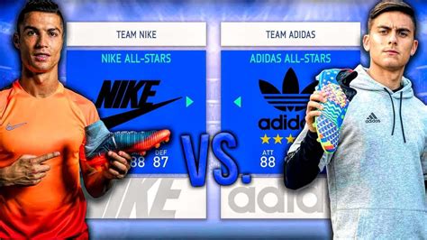Nike All Stars Vs Adidas All Stars Fifa 19 Career Mode Youtube