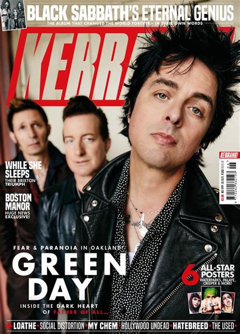 Kerrang Magazine Feb 2020 Green Day Cover Exclusive On Father Of A