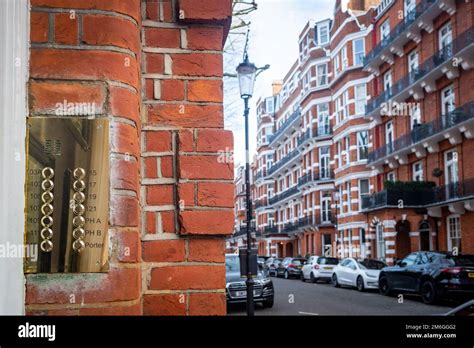 London- Kensington mansion apartment building in Earls Court area of
