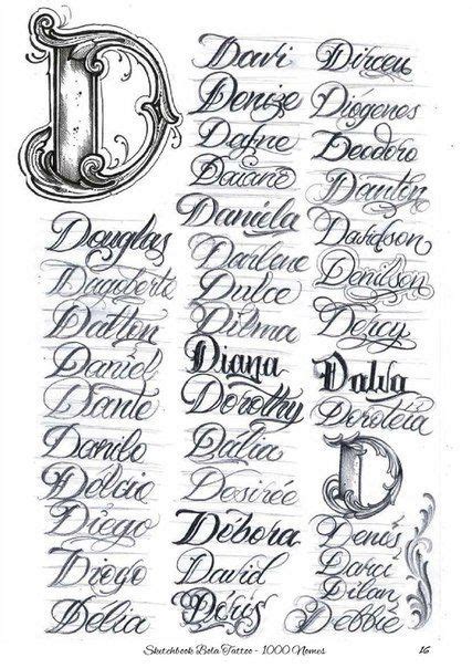 40 Ideas De Tipograf As Y Letras Para Tatuajes Decoraciones Cursivas