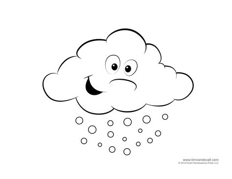 Weather Coloring Page - Tim's Printables