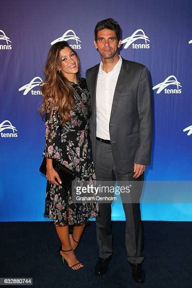 Mark Philippoussis And Wife Silvana Lovin Philippoussis Pose At The News Photo Getty Images