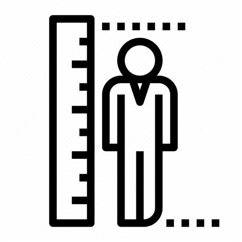 Body Height Man Measure Tall Icon Download On Iconfinder