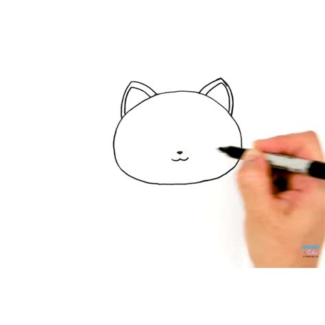 Cara Melukis Kucing Comel Cute Lukisan Kartun Simple Gambar Lukisan