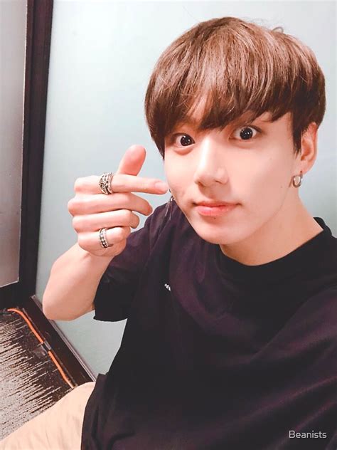 BTS 방탄소년단 Twitter Jeon Jungkook Heart Sticker by Beanists Redbubble