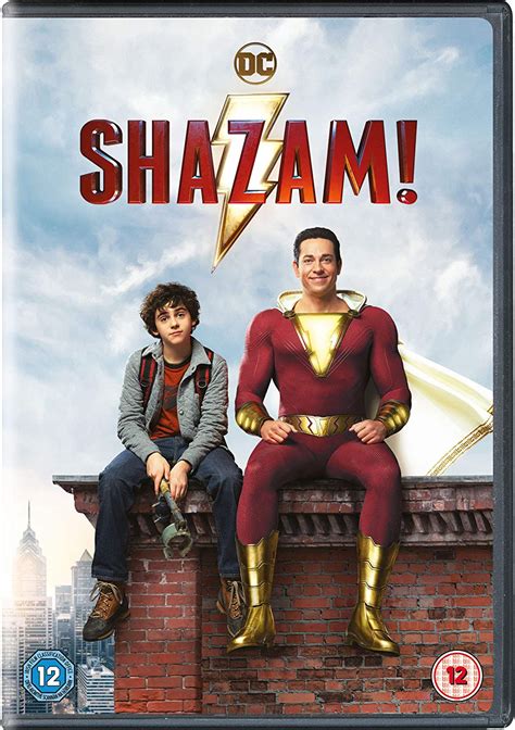 Shazam Dvd 2019 Uk Zachary Levi Mark Strong Asher