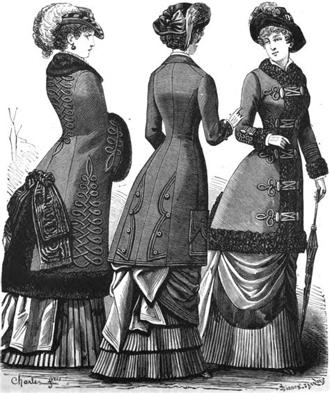 19th Century Historical Tidbits 1882 Winter Fashions