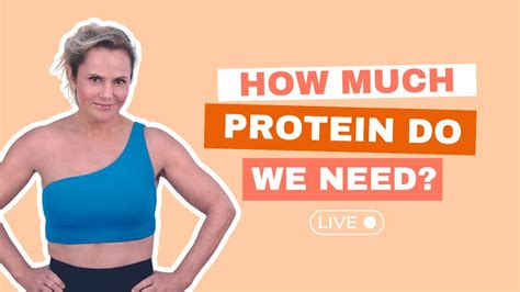how much protein do midlife women need liz earle wellbeing youtube