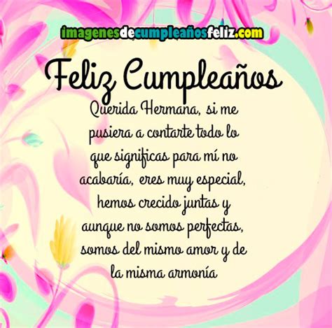 Querida Hermana Imagenes De Cumpleaños Feliz