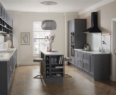 Allendale Slate Grey Kitchen Shaker Kitchens Howdens Joinery