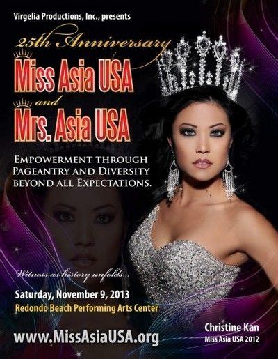 25th Annual Miss Asia USA And Mrs Asia USA Cultural Pageants Redondo