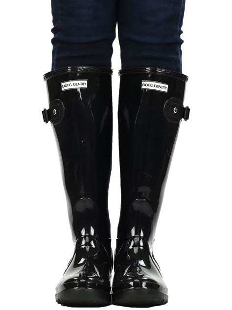 exotic identity tall rain boots non slip 100 waterproof for women ebay