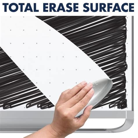 Quartet Prestige 2 Magnetic Total Erase Dry Erase Whiteboard 48 X 36 Aluminum Frame With