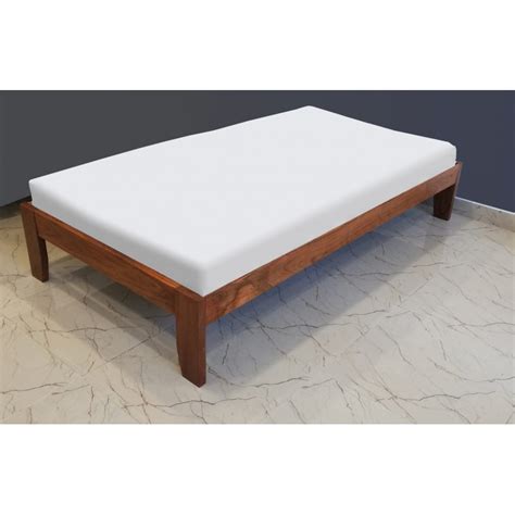 Single Platform Bed Frame Solid Wood Home Design Pk