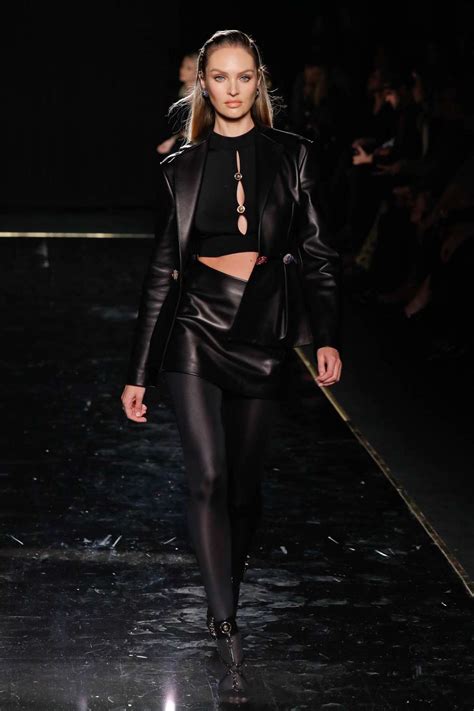 Candice Swanepoel Walks The Runway At The Versace Pre Fall 2019 Fashion